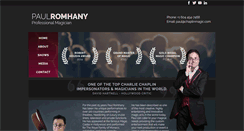 Desktop Screenshot of chaplinmagic.com
